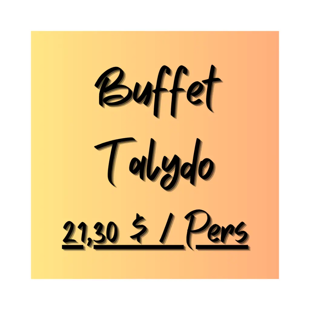 Buffet Talydo 21,30 par pers.webp