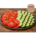 Accompagnement Concombres ou tomates tranchées